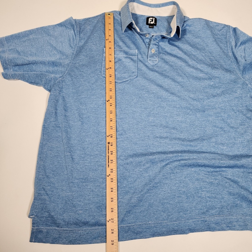 FootJoy Chateau Elan Golf Club Short Sleeve Polo Front Pocket Men's (XL) - Picture 5 of 9